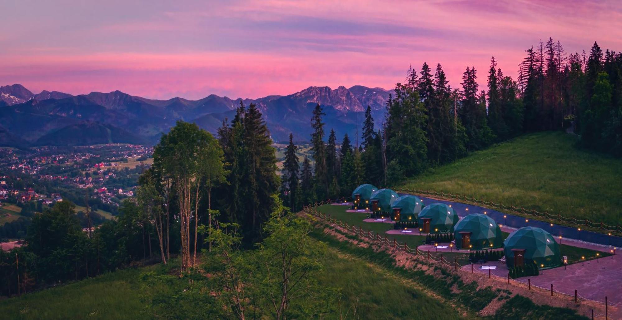 Peak Glamp & Jacuzzi Hotel Zakopane Buitenkant foto