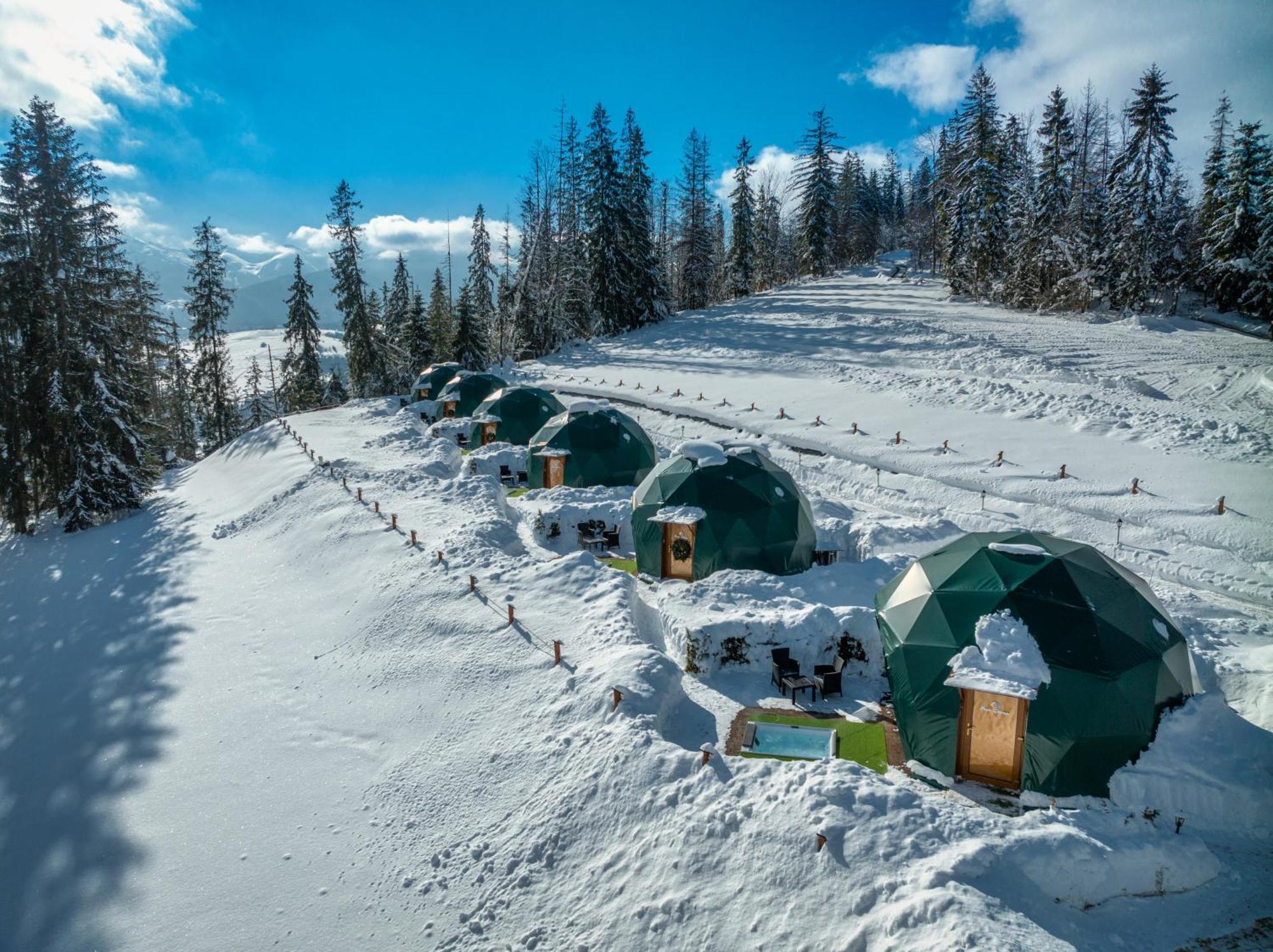 Peak Glamp & Jacuzzi Hotel Zakopane Buitenkant foto