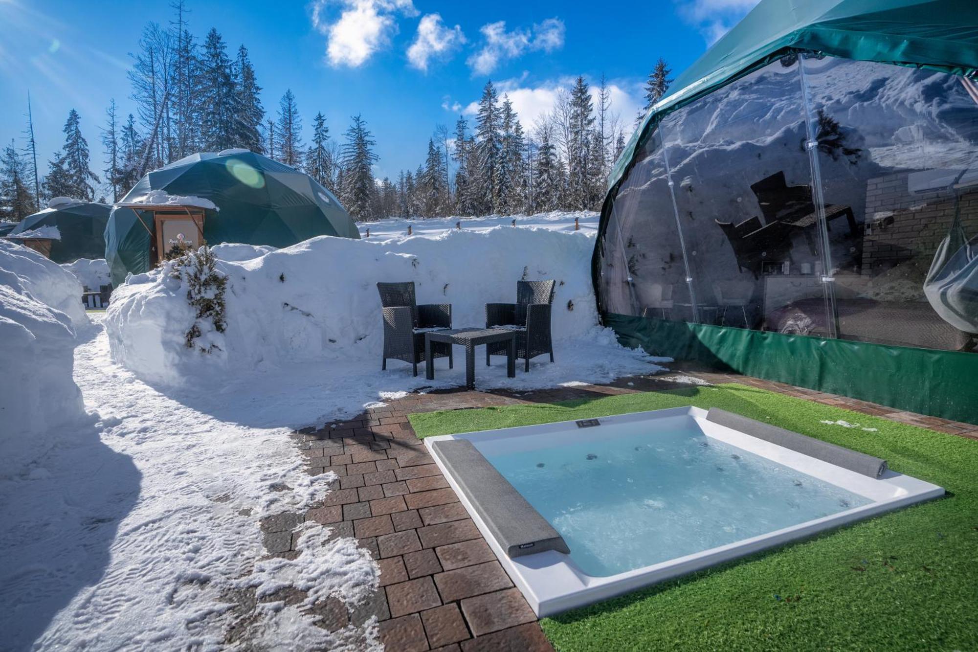 Peak Glamp & Jacuzzi Hotel Zakopane Buitenkant foto
