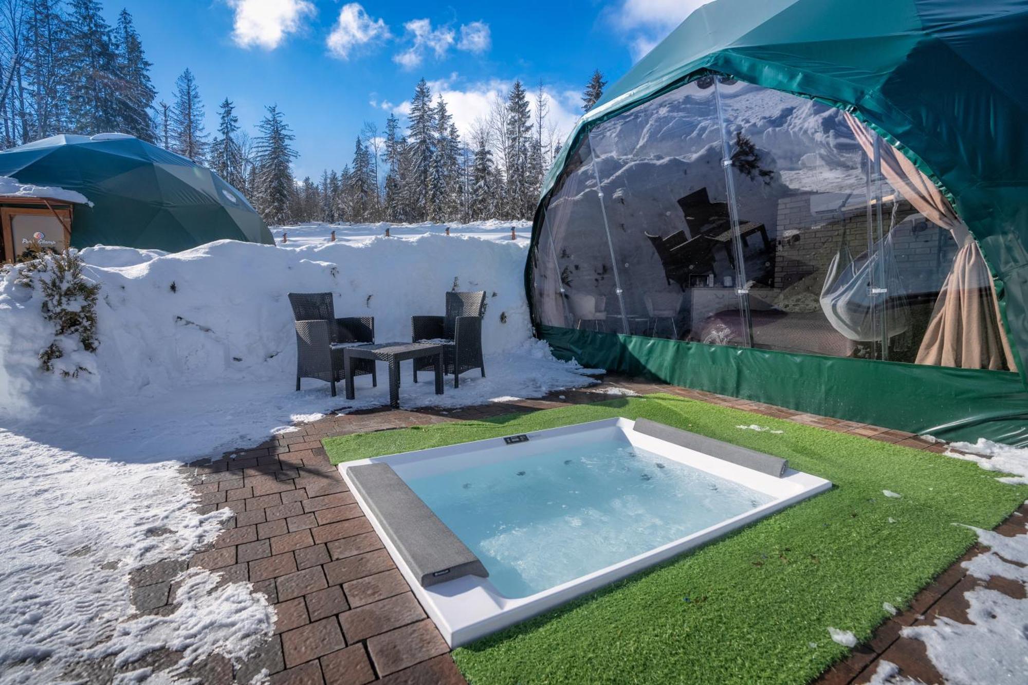 Peak Glamp & Jacuzzi Hotel Zakopane Buitenkant foto