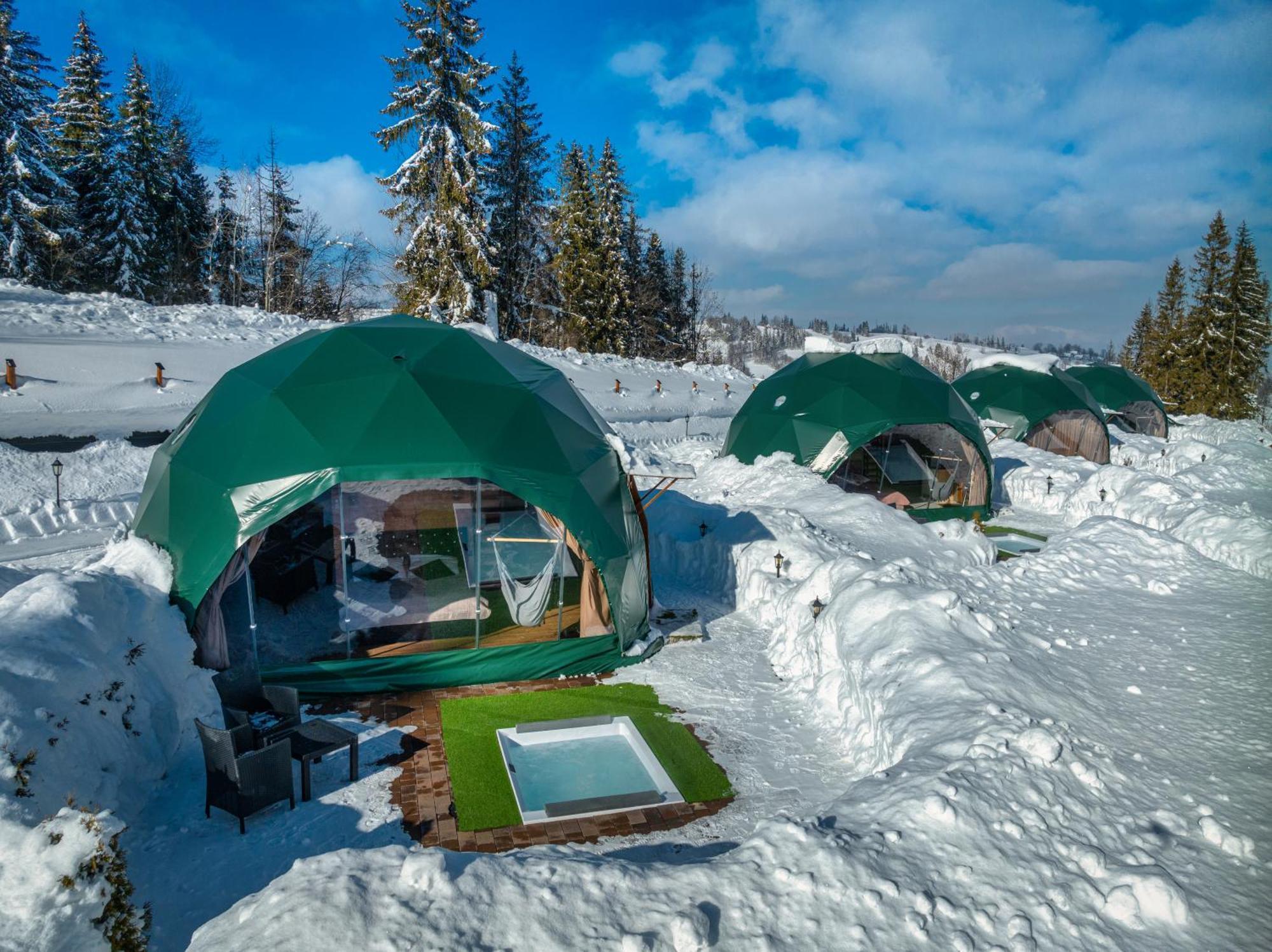 Peak Glamp & Jacuzzi Hotel Zakopane Buitenkant foto